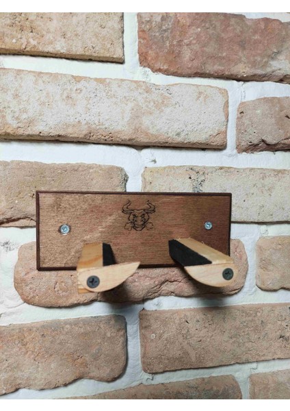 Ukulele Stand Duvar Askı Aparatı Stantı Naturel