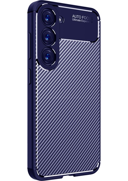 Samsung Galaxy S23 Karbon Görünümlü Silikon Kılıf Voyonero Kapak