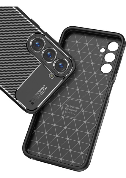 Samsung Galaxy S23 Karbon Görünümlü Silikon Kılıf Voyonero Kapak