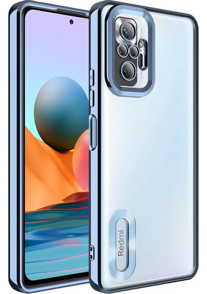 Xiaomi Redmi Note 10 Logo Detay Silikon Kılıf Voyomega Kapak