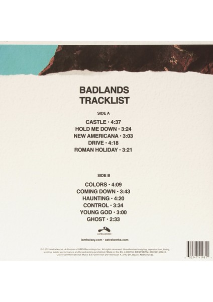 Halsey / Badlands (Plak)