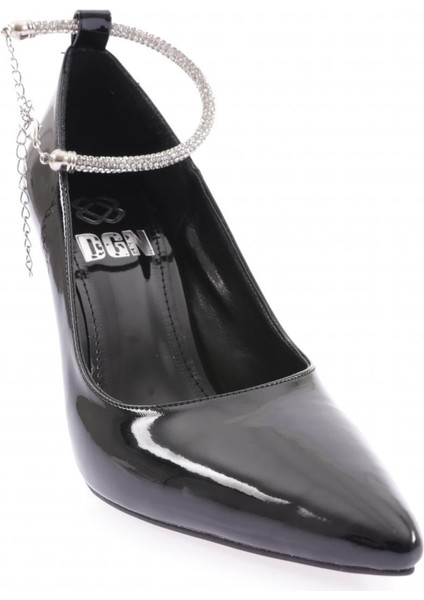 5760-23Y Kadin Sivri Burun Parmak Dekolteli Taşli Halhal Detayli Topuklu Ayakkabi fiyatları