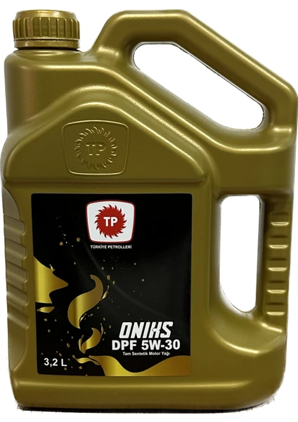 Türkiye Petrolleri Oniks Dpf Partiküllü 5W-30 3.2 Litre Motor Yağı ( Üretim Yılı :2022 )