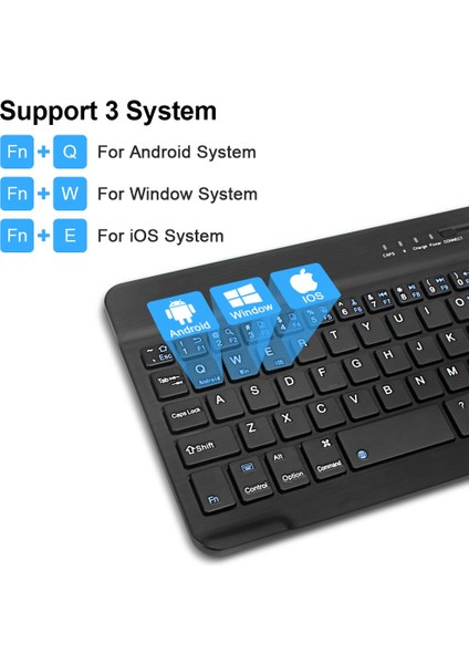 Gn-62 Kablosuz Bluetooth Klavye Mouse Seti Ultra Ince Taşınabilir Ingilizce Q Klavye fiyatları