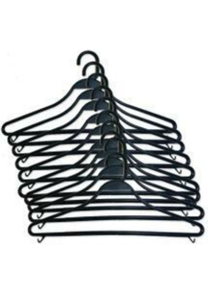 Kıyafet Askısı Plastik Kırılmaz Siyah 20 Adet modelleri