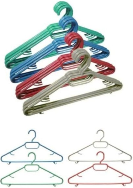 42 Adet Ekonomik Plastik Elbise Askısı modelleri