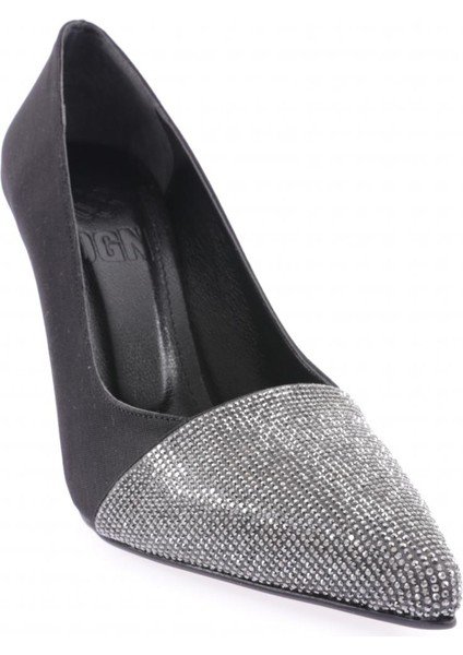 053 Kadin Sivri Burun Silver Taşli Abiye Ayakkabi fiyatları