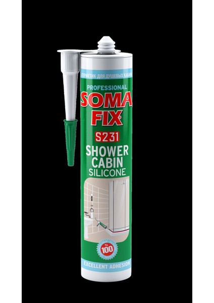 S231 Duşakabin Silikonu Beyaz 280 ml