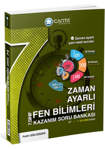 7. Sınıf Fen Bilimleri Zaman Ayarlı Kazanım Soru Bankası