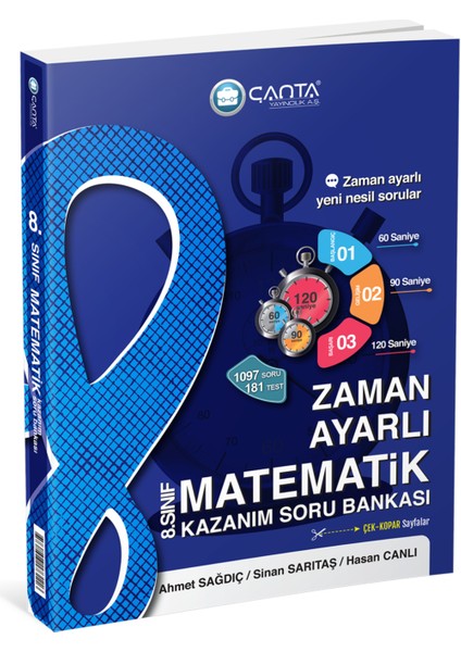 8. Sınıf LGS Matematik Zaman Ayarlı Kazanım Soru Bankası - Yeni