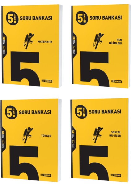 5. Sınıf 4'lü Soru Bankası Seti 5 Soru Bankası