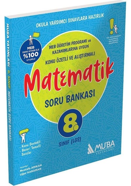 8. Sınıf LGS Mavi Matematik Orta Seviye Soru Bankası