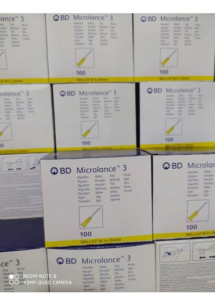 3 Mezoterapi Iğnesi 30G-13MM 1 Koli 50 Kutu