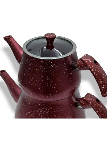 Granit Kırmızı Renk Çaydanlık Takımı Hediye Seti & Sunum Çaydanlıklar fiyatları