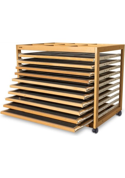 Ebru Kurutma Tezgahı 10 Raflı 60 cm x 80 cm Açık Sistem fiyatları