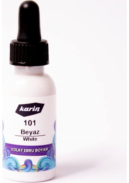 Ebru Boyası 30 ml 101 Beyaz