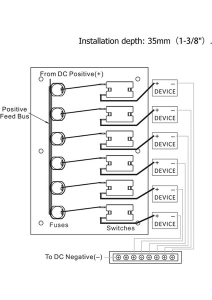 6 Çete Anahtarı Paneli Tekneler Için Deniz Rocker Kaynaşmış Rv'nin Karavanları 12 (Yurt Dışından) fiyatları