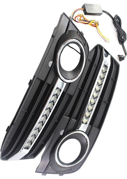 A4 B8 Mesh Grille 8kd 807 682 Siyah Için Akan LED Sis Işığı Kapağı (Yurt Dışından) indirimleri