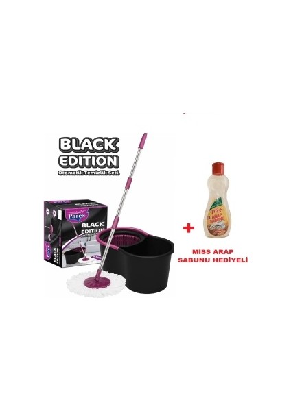 Black Edition Otomatik Temizlik Seti + Miss Arap Sabunu