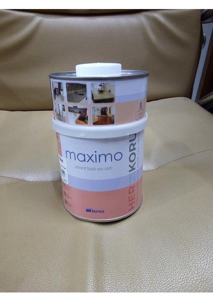 Maximo Sıvı Cam 500 Gr Şeffaf Ipek Mat - Maximo  Solvent Bazlı Sıvı Cam