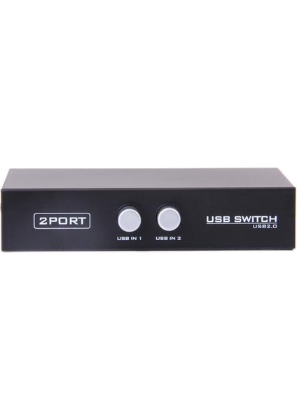 USB 20 Paylaşım Anahtarlayıcı Adaptör Anahtarı Kılavuzu Pc Yazıcısı Siyah 02