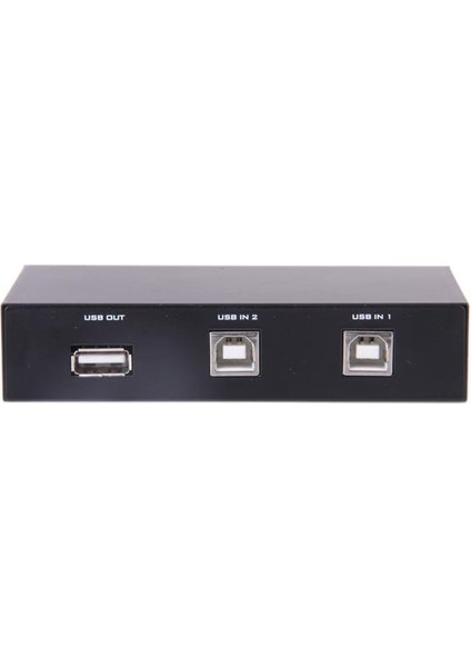 USB 20 Paylaşım Anahtarlayıcı Adaptör Anahtarı Kılavuzu Pc Yazıcısı Siyah 02 fırsatları