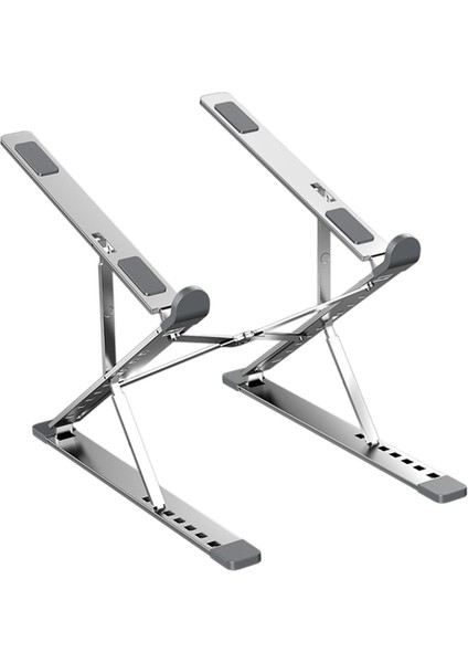 7+ Bilgisayar Stand Masaüstü Tutucu Katlanabilir Ergonomik Soğutma Depolanabilir