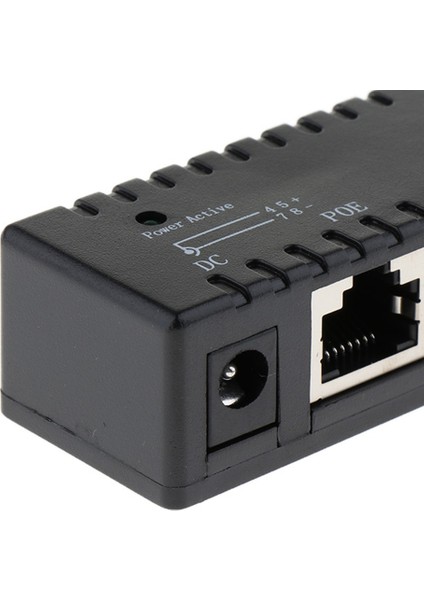 Ethernet Verileri Üzerindeki Pasif Güç ve Poe Black Için Dc modelleri