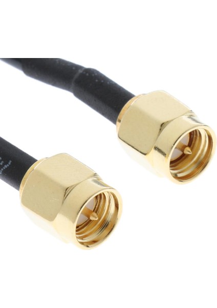 Wi-Fi Anten Uzatma Kablosu Rp Coax Konektör Adaptörü 20M Siyah modelleri