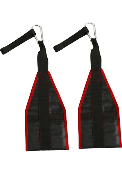 Ab Straps Chinning Bar Asma Kemer Ab Kas Eğitimi Için Kadın Kırmızı Siyah (Yurt Dışından)