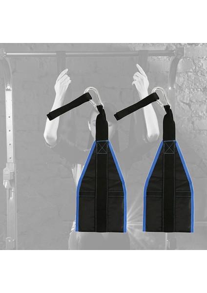Ab Straps Chinning Bar Asma Kemer Ab Kas Eğitimi Için Kadınlar Mavi Siyah (Yurt Dışından) indirimleri
