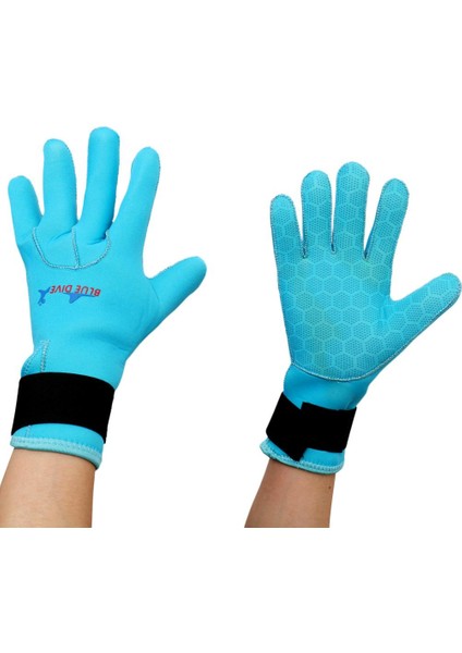 Dalış, Şnorkel, Kano, Sörf ve Diğer Su Sporları Için 3mm Neopren Wetsuit Eldivenleri - Mavi, M (Yurt Dışından) fiyatları