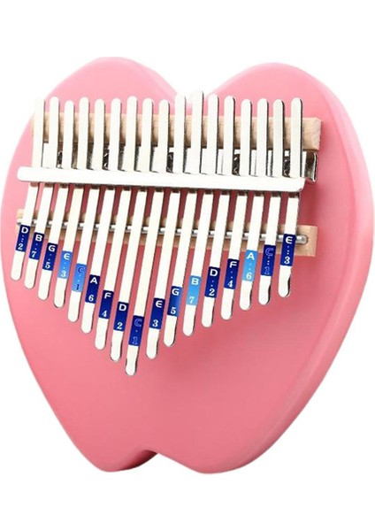 17 Anahtar Piyano Parmak Mbira Klavye Müzik Aleti Ahşap (Yurt Dışından)