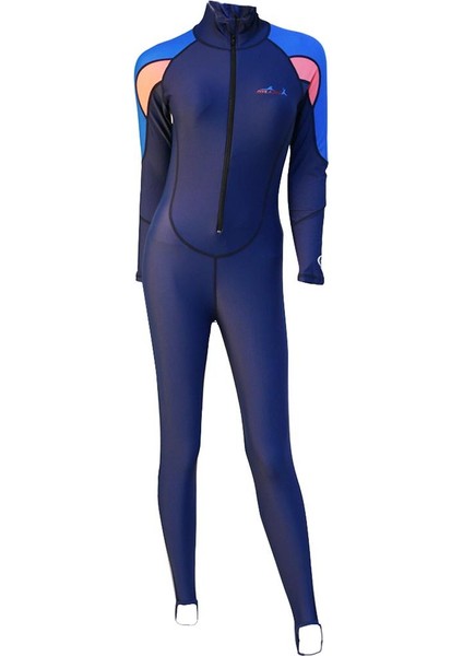 Güneş Koruyucu Uzun Kollu Sualtı Sıkı Bodysuit Dalış Kostümü Kadınlar Için Kadınlar Için Erkekler (Yurt Dışından)