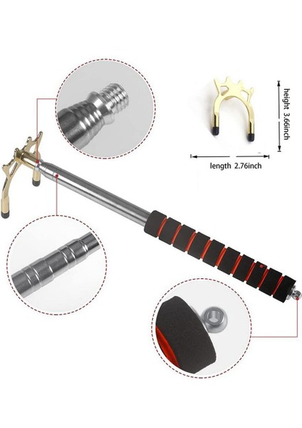 Retractable Bilardo Havuz Ipucu Köprüsü Stick Bridge Başkanı Yarışma 1 Çubuk 1 (Yurt Dışından)