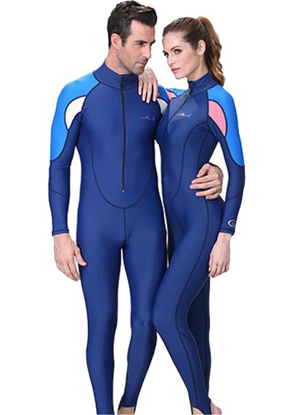 Güneş Koruyucu Uzun Kollu Sualtı Sıkı Bodysuit Dalış Kostümü Kadınlar Için Kadınlar Için Erkekler (Yurt Dışından)