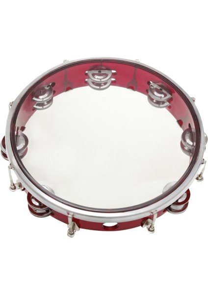 10 '' Müzikal Tambourine Davul Yuvarlak Perküsyon Tef (Yurt Dışından)