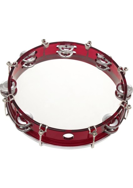 10 '' Müzikal Tambourine Davul Yuvarlak Perküsyon Tef (Yurt Dışından)