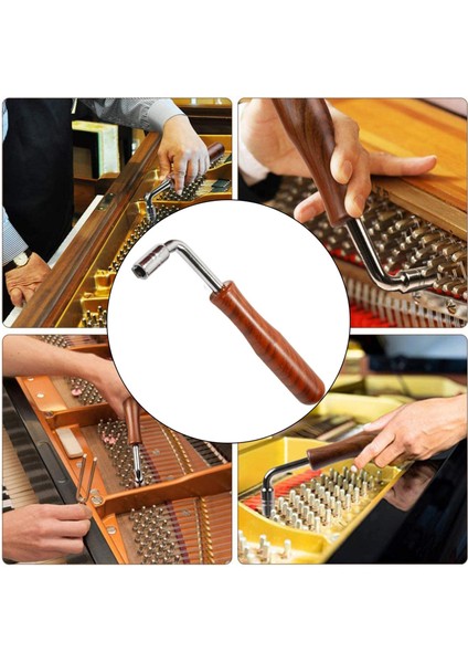 Taşınabilir Piyano Ayarlama Kolu Anahtar Kolu Müzik Aleti Onarımı (Yurt Dışından)