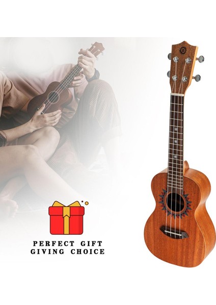 23INCH Ukulele Telli Enstrümanlar Yetişkinler Için Küçük Gitar Doğum Günü Hediyeleri (Yurt Dışından) indirimleri