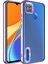 Xiaomi Redmi 9c Kılıf Logo Gösteren Parlak Kenarlı Kamera Lens Korumalı Şeffaf Omega Silikon Kapak 1