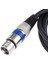 6.35MM Ts Erkek Fişe Xlr Kadın Mikrofon Stereo Dengesiz Ses Dönüştürücü Adaptör Kabloları Kablosu 150CM 5