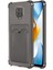 Xiaomi Redmi Note 9 Pro Max Card Slot Shock Kılıf Füme 1