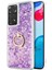 Xiaomi Redmi Note 11S Kılıf Glitter Liquid Holder Mor 1