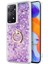 Xiaomi Redmi Note 11 Pro 5g Kılıf Glitter Liquid Holder Mor 1