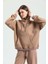 Kapüşonlu Nakış Detaylı Sweatshirt 3
