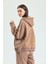 Kapüşonlu Nakış Detaylı Sweatshirt 4