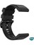 Garmin Fenix 6 Sapphire Titanium Kordon Quick Fit Strap Band Siyah 5