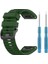 Garmin Forerunner 945 Blue Bundle Kordon Quick Fit Strap Band Koyu Yeşil 2