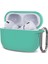 Airpods Pro 2.nesil Kılıf Askılı Mat Silikon Mint Yeşili 1